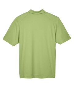 North End 88632 Men’s Recycled Polyester Performance Pique Polo – Cactus Green (back)