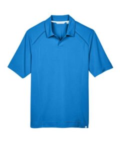 North End 88632 Men’s Recycled Polyester Performance Pique Polo – Light Nautical Blue