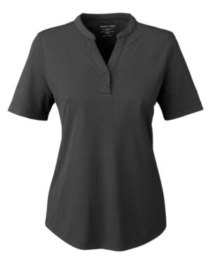 North End NE102W Women’s Replay Recycled Polo – Black