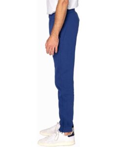 Threadfast Apparel 320P Unisex Ultimate Sweatpants – Navy (on model side)