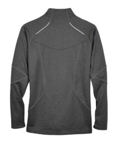 North End 88174 Men’s Gravity Performance Fleece Jacket – Carbon Heather (back)