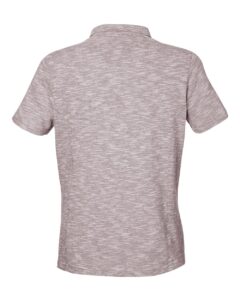 North End NE115W Women’s Eclipse Jacquard Polo – Burgundy Heather (back)