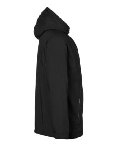 North End NE810 Men’s Aura Lightweight Packable Anorak – Black/ Carbon (side)