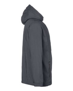 North End NE810 Men’s Aura Lightweight Packable Anorak – Carbon/ Black (side)