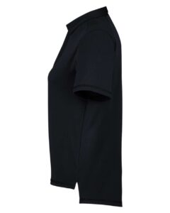 North End NE110W Women’s Revive Coolcore® Polo – Black (side)