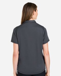 North End NE110W Women’s Revive Coolcore® Polo – Carbon (on model back)