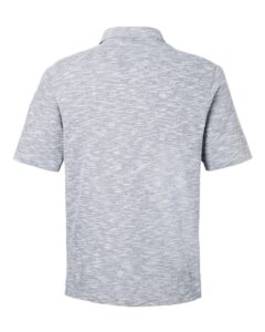 North End NE115 Men’s Eclipse Jacquard Polo – Black Heather (back)