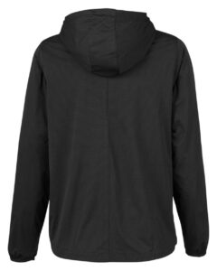 North End NE75W Women’s Network Lightweight Jacket – Black Heather (back)
