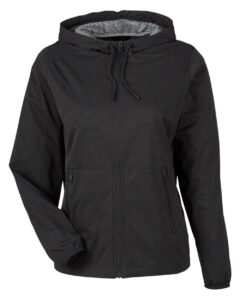 North End NE75W Women’s Network Lightweight Jacket – Black Heather