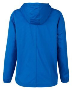 North End NE75W Women’s Network Lightweight Jacket – Light Nautical Blue Heather (back)