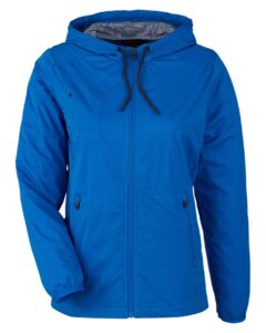 North End NE75W Women’s Network Lightweight Jacket – Light Nautical Blue Heather
