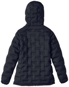 North End NE708W Women’s UTK SubDown Loft Puffer Jacket – Black/ Carbon (back)