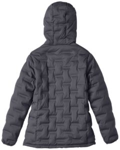 North End NE708W Women’s UTK SubDown Loft Puffer Jacket – Carbon/ Black (back)