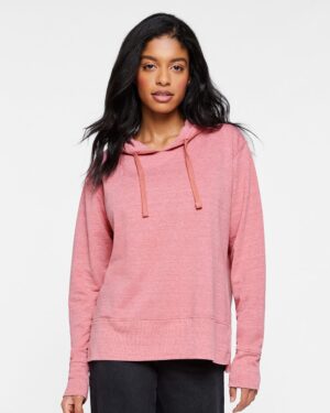 LAT 3536 Women’s Vintage Wash Hoodie Sweatshirt