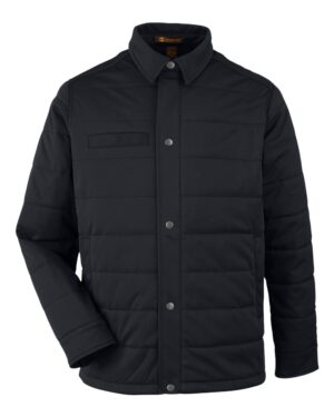 Harriton M821 Unisex Guardian Soft Shell Chore Coat – Black