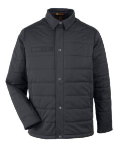 Harriton M821 Unisex Guardian Soft Shell Chore Coat – Dark Charcoal