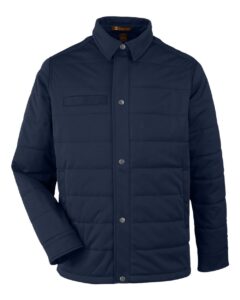 Harriton M821 Unisex Guardian Soft Shell Chore Coat – Dark Navy