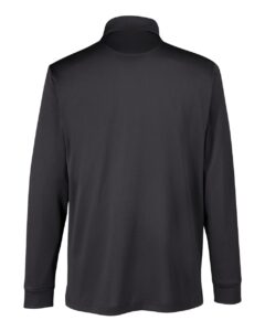 Harriton M348LT Men’s Tall Advantage Long Sleeve Snag Protection Plus IL Polo – Dark Charcoal (back)