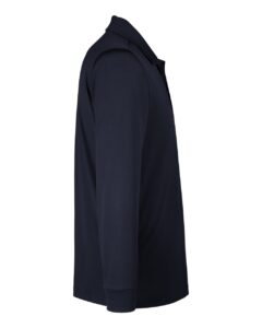Harriton M348LT Men’s Tall Advantage Long Sleeve Snag Protection Plus IL Polo – Dark Navy (side)
