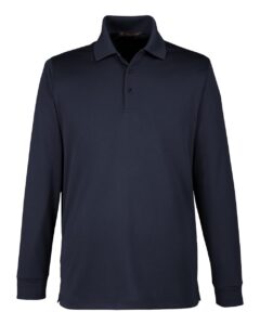 Harriton M348LT Men’s Tall Advantage Long Sleeve Snag Protection Plus IL Polo – Dark Navy