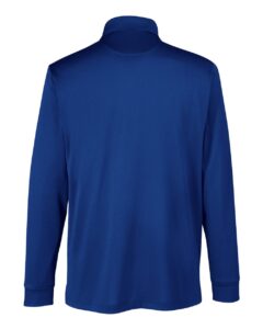 Harriton M348LT Men’s Tall Advantage Long Sleeve Snag Protection Plus IL Polo – True Royal (back)