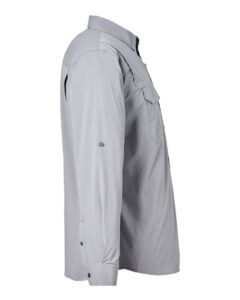 HUK H150184 Men’s Creekbed Pocket Fishing Shirt – Night Owl (side)
