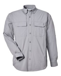 HUK H150184 Men’s Creekbed Pocket Fishing Shirt – Night Owl