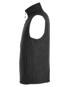 North End NE714 Men’s Aura Sweater Fleece Vest – Black/ Black (side)