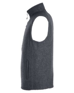 North End NE714 Men’s Aura Sweater Fleece Vest – Carbon/ Carbon (side)