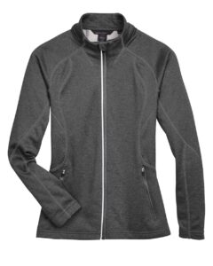 North End 78174 Women’s Gravity Performance Fleece Jacket – Carbon Heather
