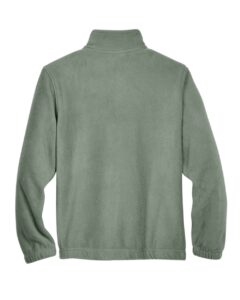 Harriton M990Y Youth Full-Zip Fleece – Dill (back)