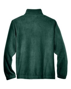 Harriton M990Y Youth Full-Zip Fleece – Hunter (back)