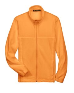 Harriton M990Y Youth Full-Zip Fleece – Safety Orange