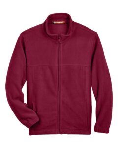 Harriton M990Y Youth Full-Zip Fleece – Wine