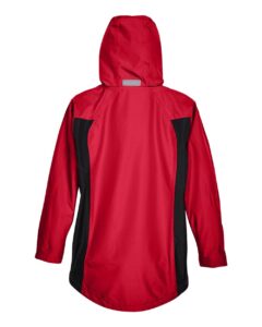Team 365 TT86W Women’s Dominator Waterproof Jacket – Sport Red (back)