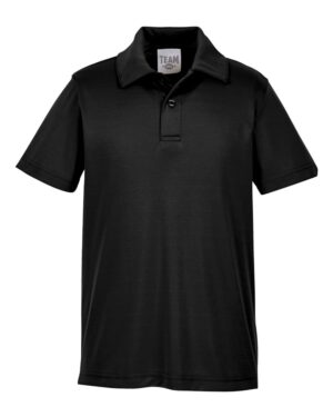Team 365 TT51Y Youth Zone Performance Polo – Black