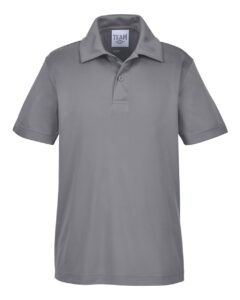 Team 365 TT51Y Youth Zone Performance Polo – Sport Graphite