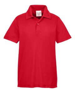 Team 365 TT51Y Youth Zone Performance Polo – Sport Red