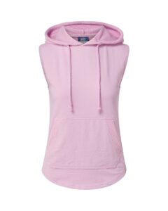 MV Sport W24131 Women’s Kinsley Sleeveless Hooded Sweatshirt