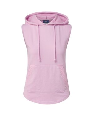 MV Sport W24131 Women’s Kinsley Sleeveless Hooded Sweatshirt