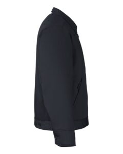 Harriton M721T Unisex Tall ClimaBloc® Station Jacket – Dark Charcoal (side)