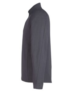 CORE365 CE418 Men’s Origin Performance Pique Quarter-Zip Pullover – Carbon/ Black (side)