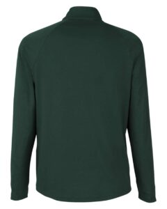 CORE365 CE418 Men’s Origin Performance Pique Quarter-Zip Pullover – Forest/ Carbon (back)