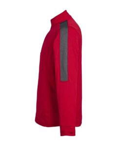 CORE365 CE404 Men’s Market Snag Protect Mesh Colorblock Quarter-Zip Pullover – Classic Red/ Carbon (side)