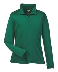 Team 365 TT31Y Youth Zone Performance Quarter-Zip Pullover – Sport Forest