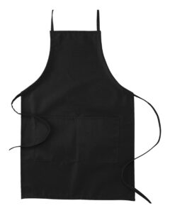 Big Accessories APR53 Apron with Pocket – Black
