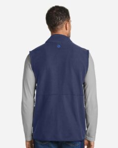 Marmot M15778 Men’s M2 Rocklin Vest – Arctic Navy (on model back)