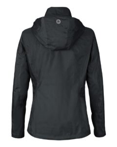 Marmot M15866 Women’s PreCip® Eco Packable Rain Jacket – Black (back)
