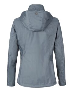 Marmot M15866 Women’s PreCip® Eco Packable Rain Jacket – Steel Onyx (back)