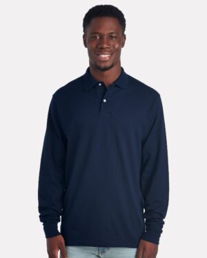 JERZEES 437LR Men’s Dri-Power® Long Sleeve Polo